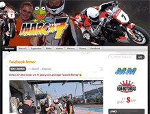 Tablet Screenshot of marc7racingblog.de